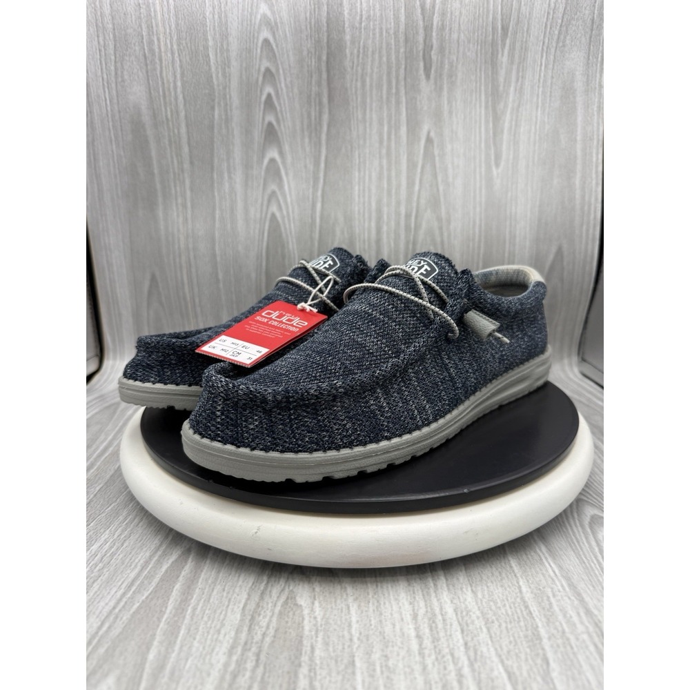 Hey Dude Wally Sox Mens Size 13 Moonlit Ocean Blue Slip On Casual Loafers Shoes